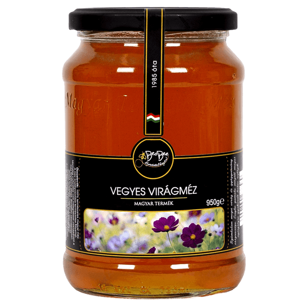 Vegyes Virágméz 950g - Selymes ízű, kellemes aromájú, közkedvelt méz